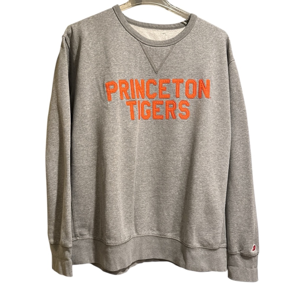 Princeton Tigers The Victory Grey Crewneck  Sweatshirt